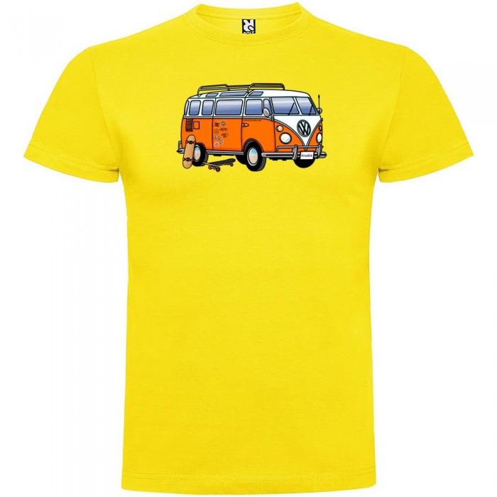 [해외]KRUSKIS Hippie Van Skate 숏 슬리브 T-shirt 반팔 티셔츠 14137538624 Yellow