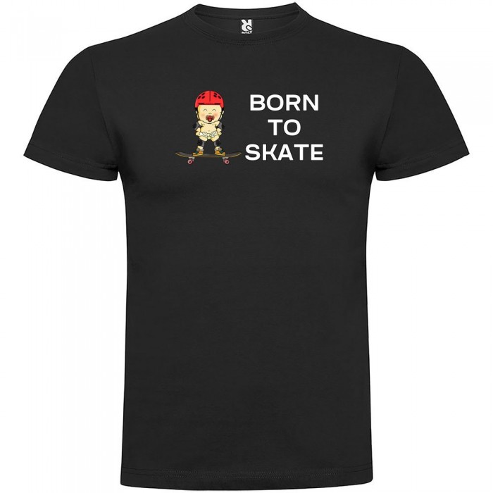 [해외]KRUSKIS Born To Skate 반팔 티셔츠 14137538645 Black