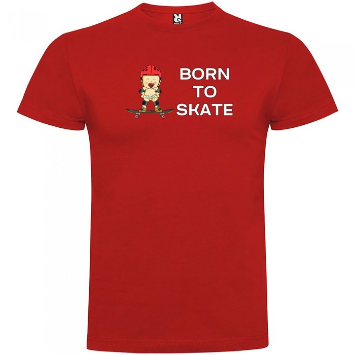 [해외]KRUSKIS Born To Skate 반팔 티셔츠 14137538648 Red