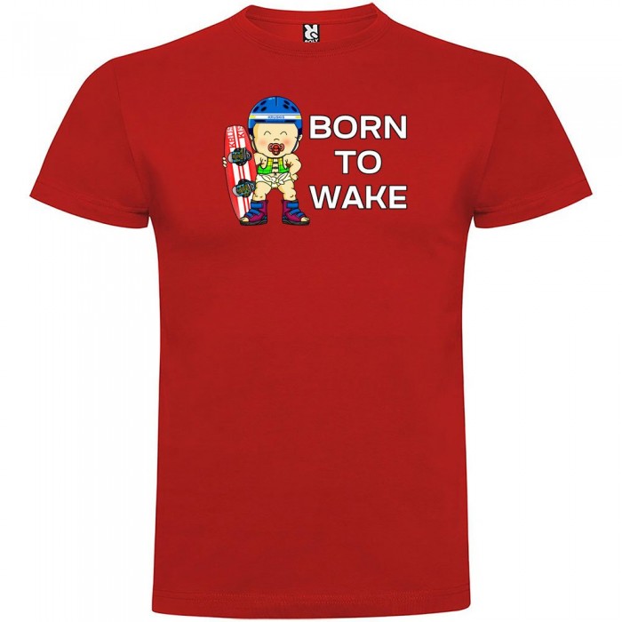 [해외]KRUSKIS Born To Wake Short 슬리브 T-shirt 반팔 티셔츠 14137538708 Red