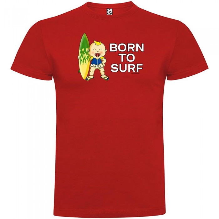 [해외]KRUSKIS Born To Surf 반팔 티셔츠 14137538818 Red