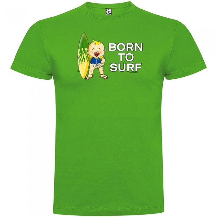 [해외]KRUSKIS Born To Surf Short 슬리브 T-shirt 반팔 티셔츠 14137538819 Green