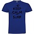 [해외]KRUSKIS Keep Calm and Surf 숏 슬리브 T-shirt 반팔 티셔츠 14137539140 Royal Blue
