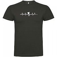 [해외]KRUSKIS Skateboard Heartbeat 숏 슬리브 T-shirt 반팔 티셔츠 14137539816 Dark Grey