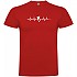 [해외]KRUSKIS Skateboard Heartbeat 숏 슬리브 T-shirt 반팔 티셔츠 14137539817 Red