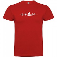 [해외]KRUSKIS Surf Heartbeat 숏 슬리브 T-shirt 반팔 티셔츠 14137539825 Red