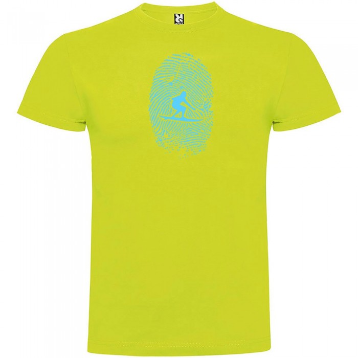 [해외]KRUSKIS Surfer Fingerprint Short 슬리브 T-shirt 반팔 티셔츠 14137540067 Light Green