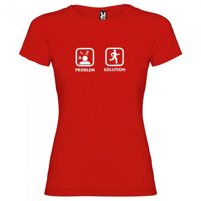 [해외]KRUSKIS 프로blem 솔루션 Run 반팔 티셔츠 6137538178 Red
