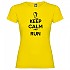 [해외]KRUSKIS Keep Calm And Run 반팔 티셔츠 6137539122 Yellow