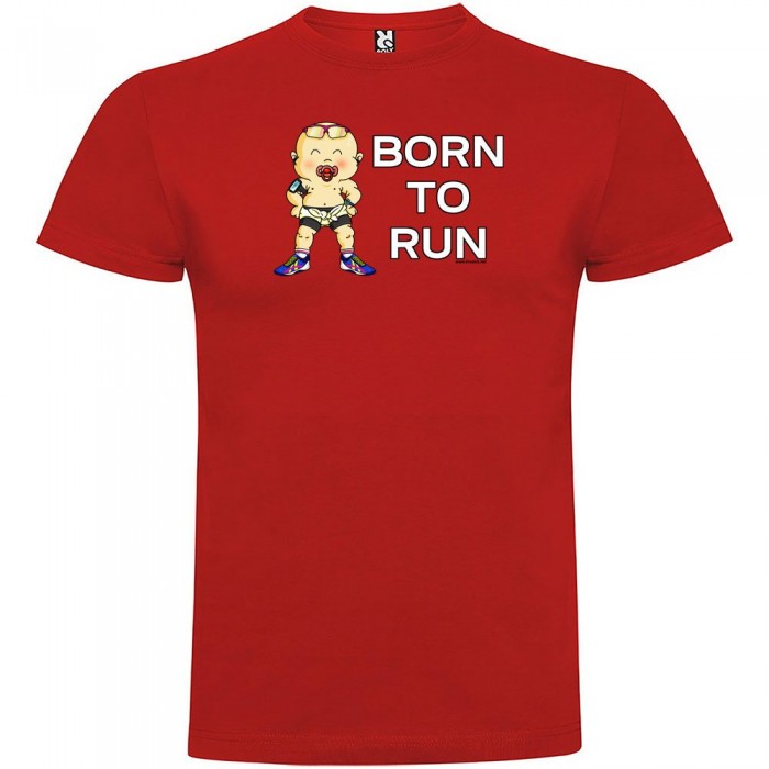 [해외]KRUSKIS Born To Run 반팔 티셔츠 6137538768 Red