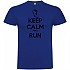 [해외]KRUSKIS Keep Calm And Run 반팔 티셔츠 6137539119 Royal Blue