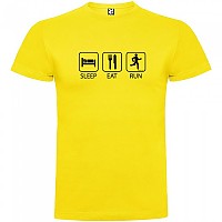 [해외]KRUSKIS Sleep Eat And Run 반팔 티셔츠 6137539186 Yellow