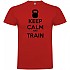 [해외]KRUSKIS Keep Calm And Train 반팔 티셔츠 7137539153 Red