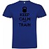 [해외]KRUSKIS Keep Calm And Train 반팔 티셔츠 7137539154 Royal Blue