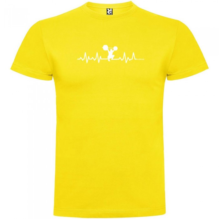 [해외]KRUSKIS Fitness Heartbeat 반팔 티셔츠 7137539806 Yellow