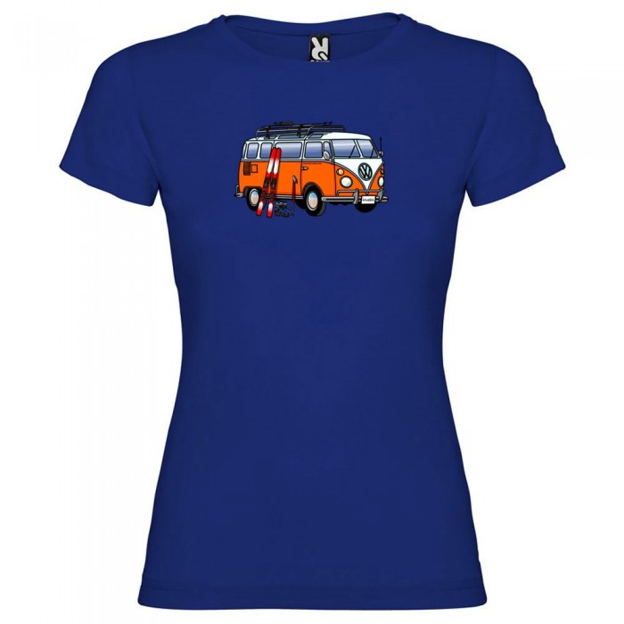 [해외]KRUSKIS 반팔 티셔츠 Hippie Van 스키 5137538611 Royal Blue