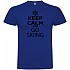 [해외]KRUSKIS 반팔 티셔츠 Keep Calm And Go 스키ing 5137539361 Royal Blue