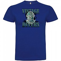 [해외]KRUSKIS Vintage Divers 반팔 티셔츠 10137538242 Royal Blue
