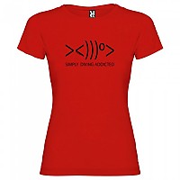 [해외]KRUSKIS Simply Diving Addicted 반팔 티셔츠 10137539035 Red