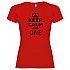 [해외]KRUSKIS Keep Calm and Dive 반팔 티셔츠 10137539045 Red