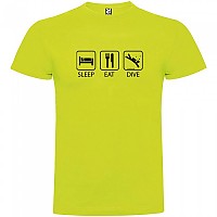 [해외]KRUSKIS Sleep Eat And Dive 반팔 티셔츠 10137539049 Light Green