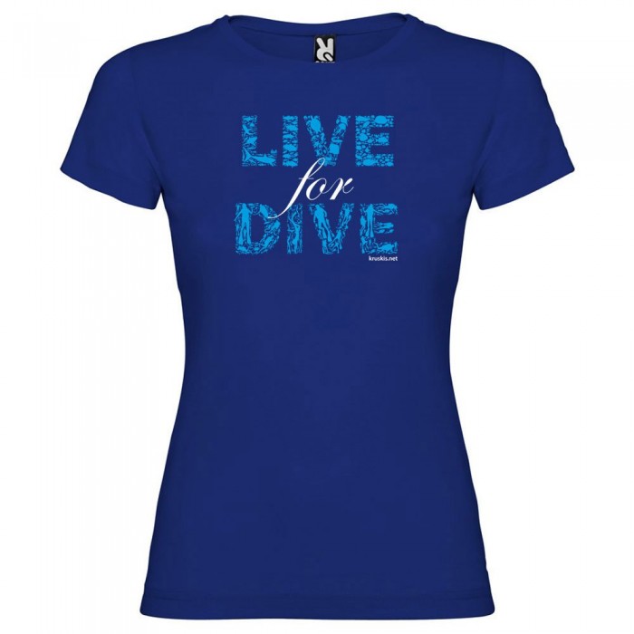 [해외]KRUSKIS Live For Dive 반팔 티셔츠 10137539282 Royal Blue