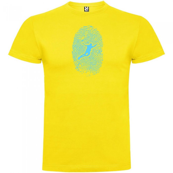 [해외]KRUSKIS Diver Fingerprint 반팔 티셔츠 10137539854 Yellow