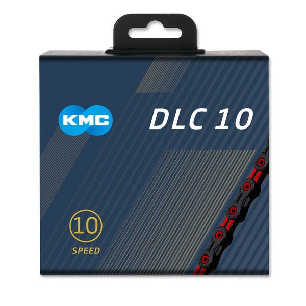 [해외]KMC X10SL Super Light road/MTB 체인 1136711653 Black / Red