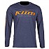 [해외]클라임 K Corp 긴팔 티셔츠 9137544252 Heathered Navy / Strike Orange