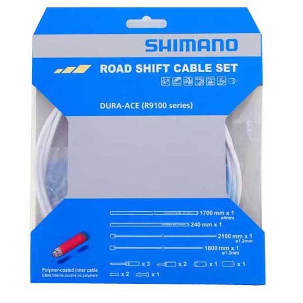 [해외]시마노 Dura Ace R9100 Road Shift Cable Set 기어 케이블 키트 1137552007 White