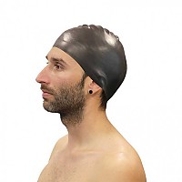 [해외]SOFTEE 수영 모자 Silicone 6137568169 Black