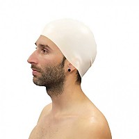 [해외]SOFTEE 수영 모자 Silicone 6137568172 White