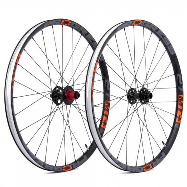 [해외]PROGRESS MT+ Boost 2016 27.5´´ Tubeless MTB 휠 세트 1137567468 Black / Orange