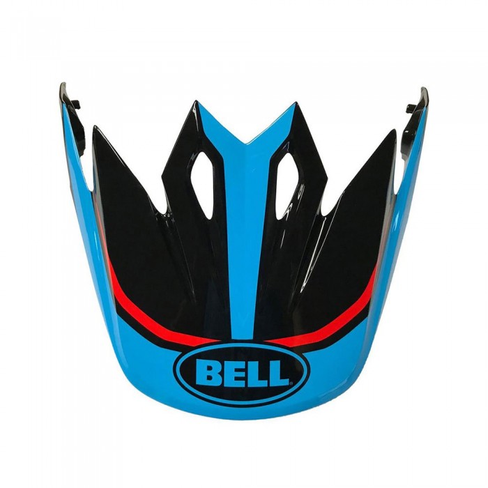 [해외]BELL MOTO Visera MX-9 MIPS 썬바이저 9137571712 Torch Cyna Blue / Rojo