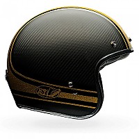 [해외]BELL MOTO Custom 500 Carbon 오픈 페이스 헬멧 9137569469 RSD Bomb Matte / Gloss Black / Gold