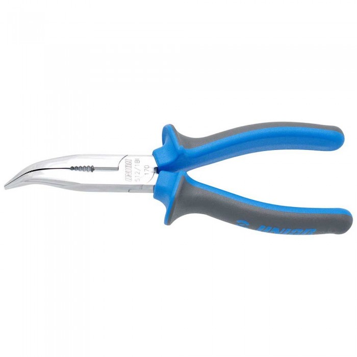 [해외]UNIOR 도구 Semi-라운드 Nose Pliers Curved 1137587743 Blue