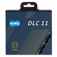 [해외]KMC 로드/MTB 체인 DLC 11 1137598704 Black / Light Blue