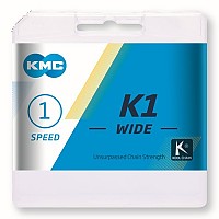[해외]KMC 와이드 체인 K1 1137598716 Silver / Black