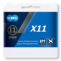 [해외]KMC X11 EPT MTB 체인 1137598728 Silver