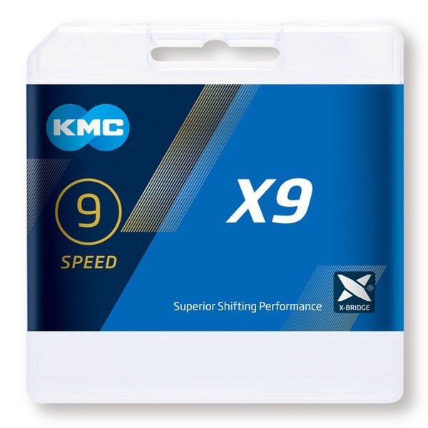 [해외]KMC X9 EPT road/MTB 체인 1137598738 Silver