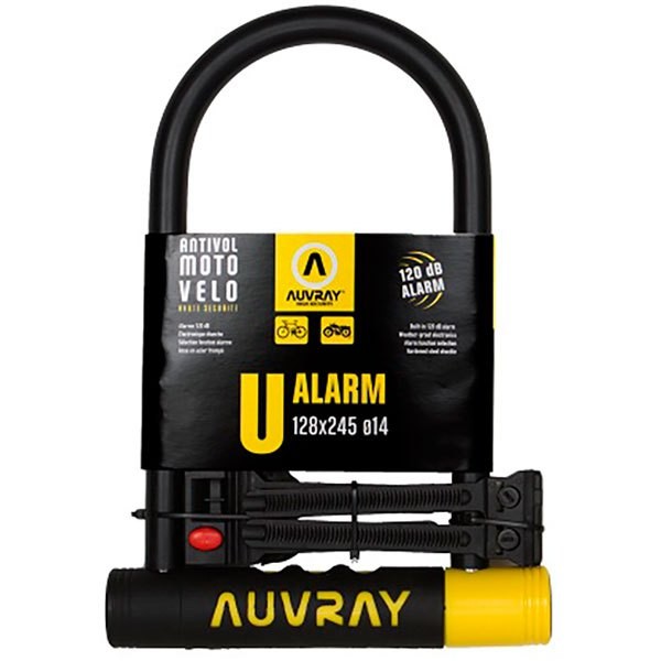 [해외]AUVRAY Alarm U자물쇠 1137614528 Black / Yellow