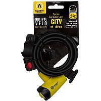 [해외]AUVRAY City 8 mm 케이블 잠금 장치 9137614516 Black / Yellow