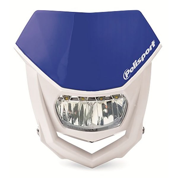 [해외]POLISPORT Halo LED 헤드라이트 9137613676 Blue Yamaha 98 / White