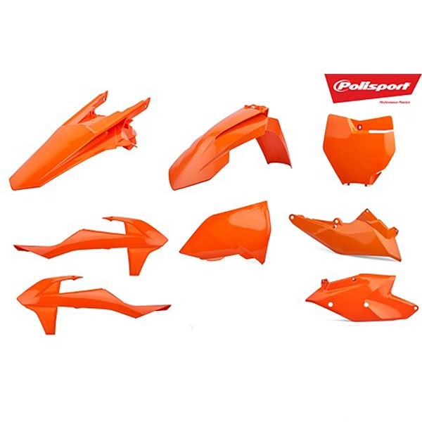 [해외]POLISPORT OFF ROAD KTM SX/SX-F/XC/XC-F 16-18 90700 오토바이 플라스틱 키트 9137611709 Orange 16 KTM