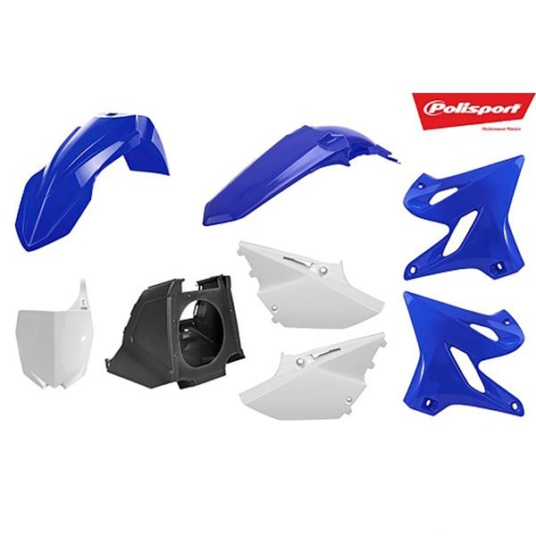 [해외]POLISPORT MX Restyling Yamaha YZ125/250 02-20 90716 오토바이 플라스틱 키트 9137611715 Blue