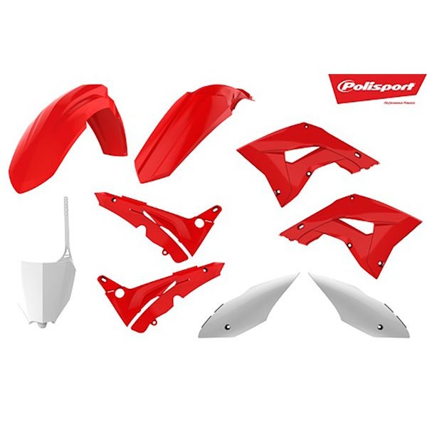 [해외]POLISPORT MX Restyling Honda CR125/250 02-09 OEM 90772 오토바이 플라스틱 키트 9137611747 Red