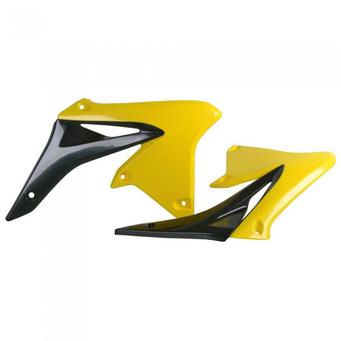 [해외]POLISPORT OFF ROAD Suzuki RMZ250 10-18 라디에이터 쉴드 9137612375 Black / Yellow RM 01