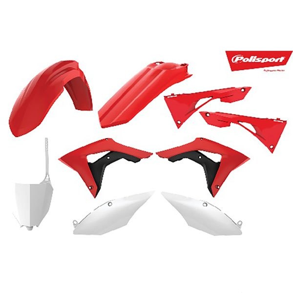 [해외]POLISPORT MX Honda CRF250R 18-20 CRF450R/450RX 17-20 OEM 90719 오토바이 플라스틱 키트 9137611718 Red