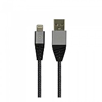 [해외]MUVIT USB 케이블 라이트ning MFI 2.4A 2 M 4137550588 Grey