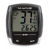[해외]M-WAVE M14W 자전거 컴퓨터 1137641668 Grey